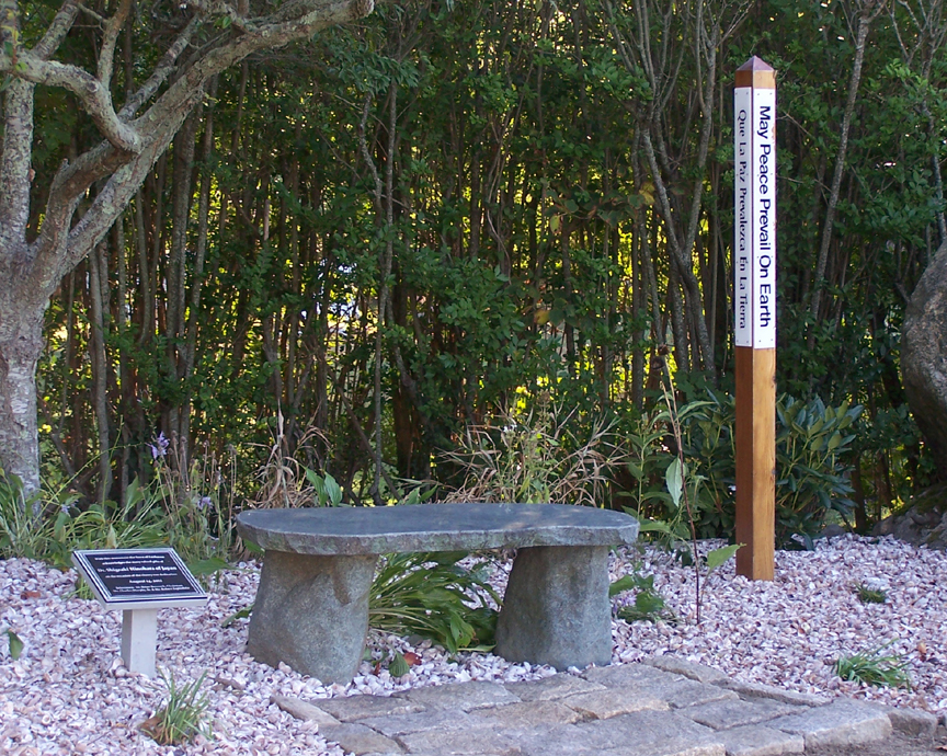 peace-pole-bench